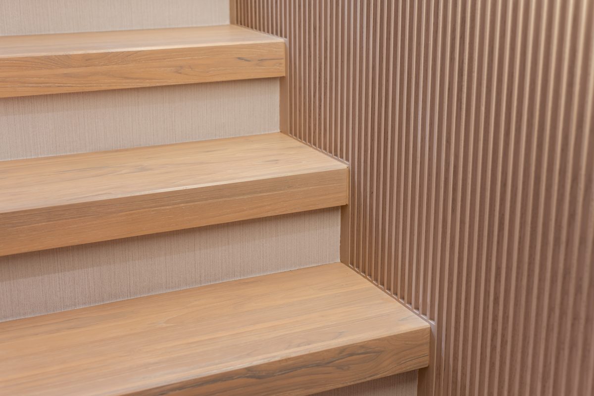 Cap Squarenose custom fabricated from your flooring by Voda Stairs in Seattle