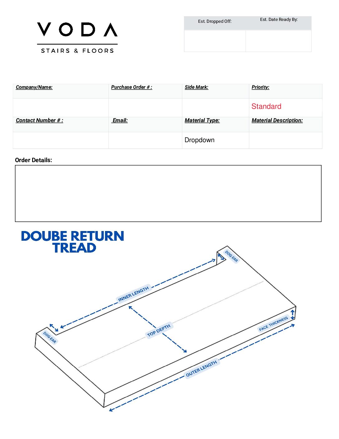 Double Return Treads Preview
