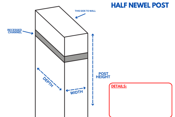 Half Newel Post